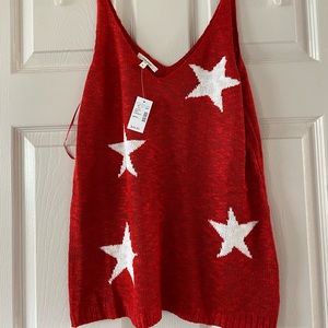 Star sweater tank